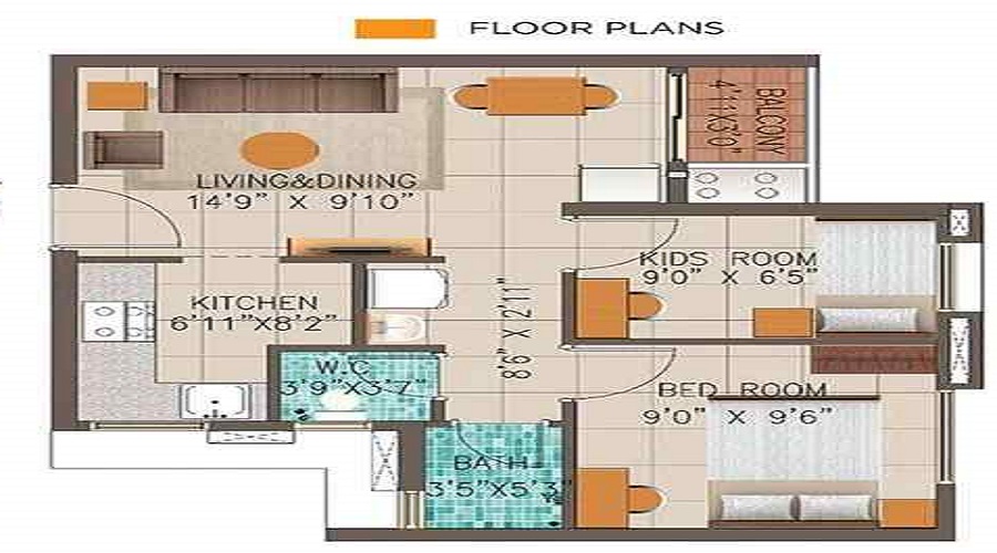   Kolte Patil Laxmi Ratan  floor plan1