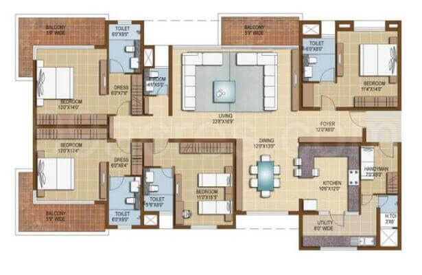   Kolte Patil Laxmi Ratan  floor plan1